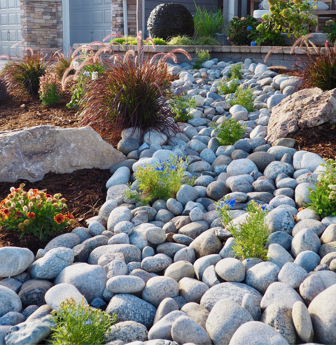 How to Build a Dry River Bed for Garden Drainage